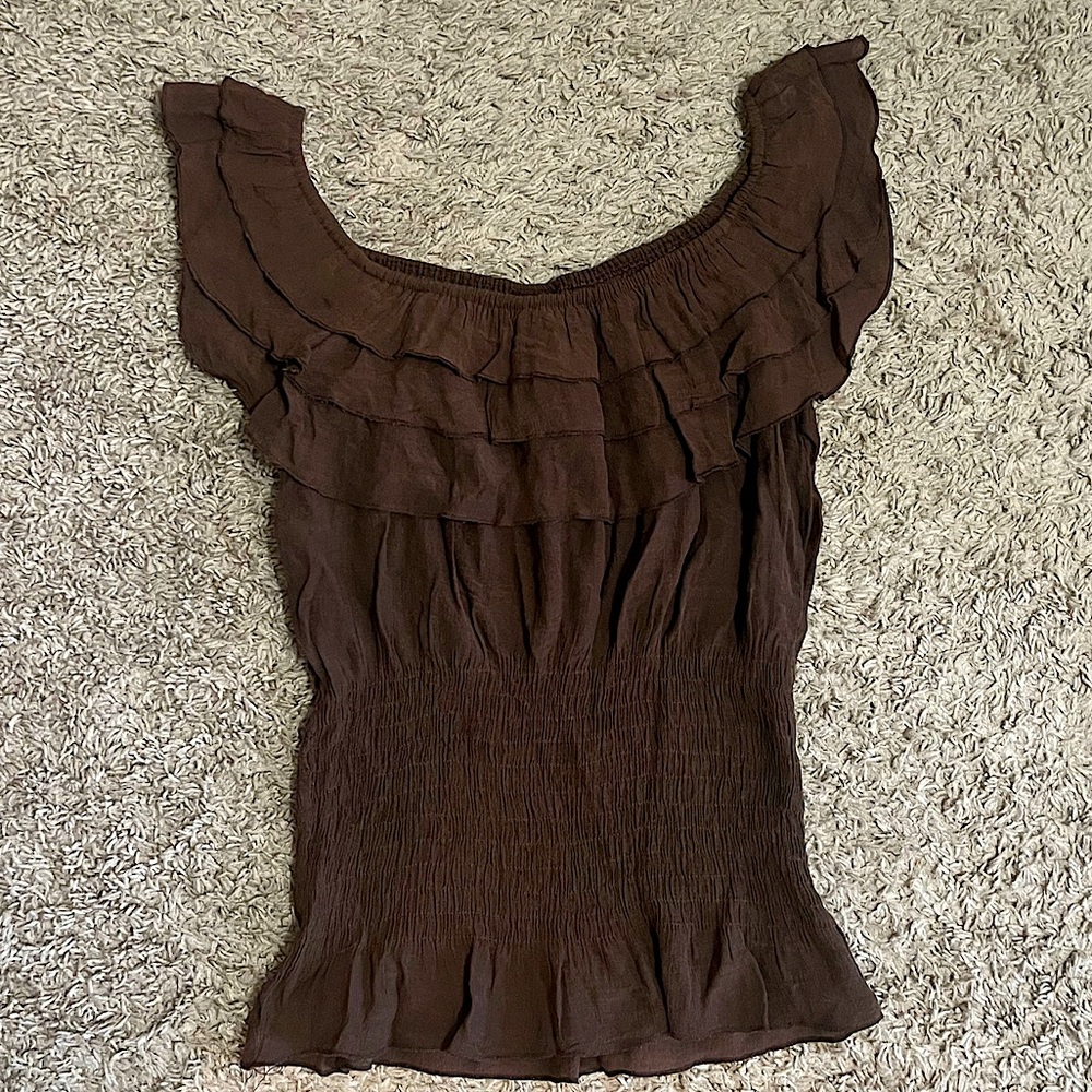Dots Ruffle Top